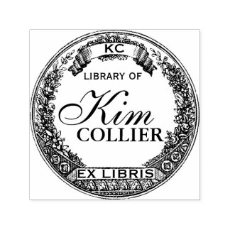Ex Libris - Bookplate Frimärke - Customized Självfärgande Stämpel