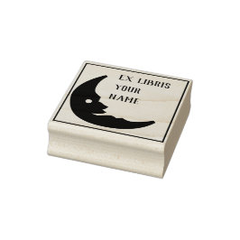 Ex Libris Bookplate Måne Stämpel