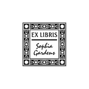 Ex Libris Decorative Stämpel