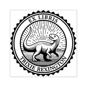 Ex Libris - Dinosaur Stämpel
