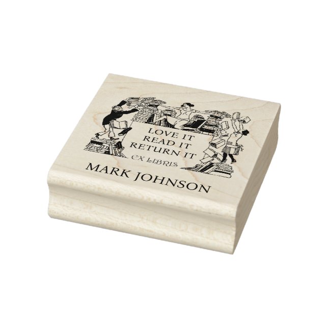 EX libris exlibris Bok bibliotek bokmärke bibliote Stämpel (Stämpel)