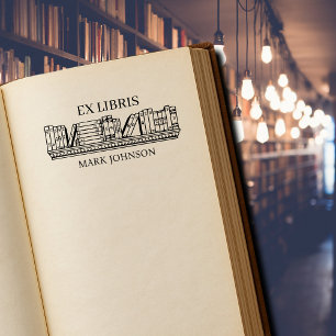 EX libris exlibris Bok bibliotek bokplåt bibliotek Stämpel