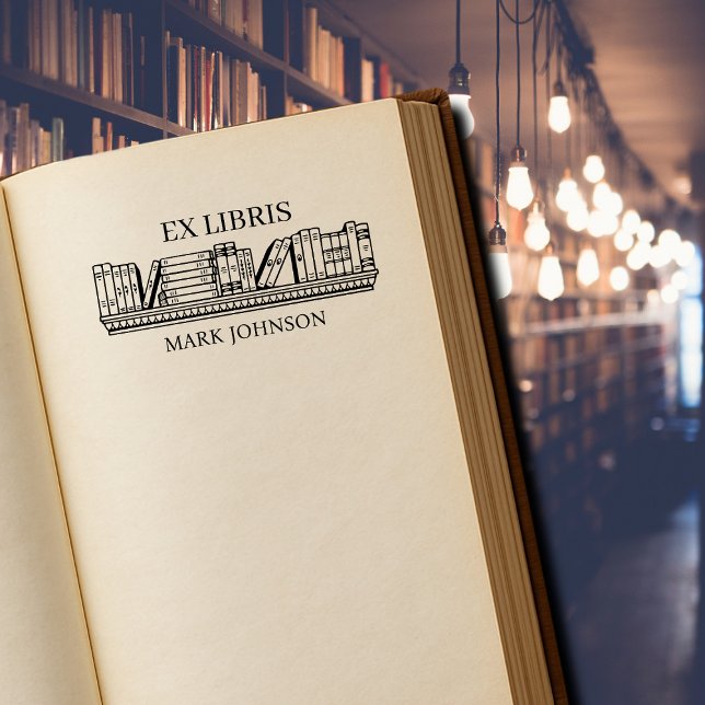 EX libris exlibris Bok bibliotek bokplåt bibliotek Stämpel (Skapare uppladdad)