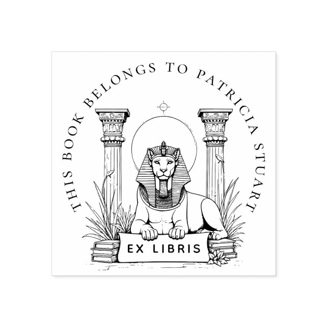 Ex Libris Frimärke Stämpel (Tryck)