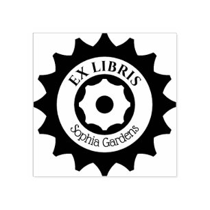 Ex Libris Gears Stämpel