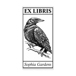 Ex Libris - Kråka Stämpel