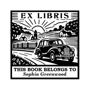 Ex Libris - Land-enhet Stämpel