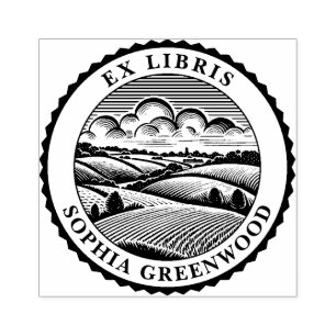 Ex Libris - Landsbygdens landskap 05 Stämpel