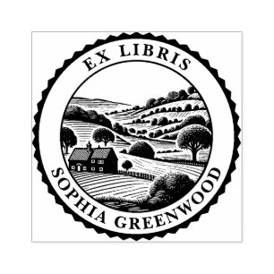 Ex Libris - Landsbygdslandskap 07 Stämpel