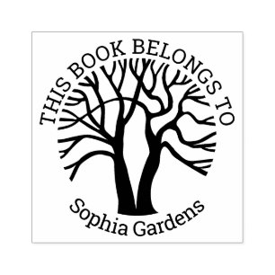 Ex Libris - Livets träd v2 Stämpel