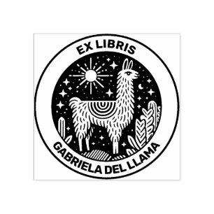 Ex Libris - Llama Stämpel