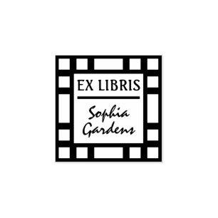 Ex Libris Modern Rubber Frimärke Stämpel