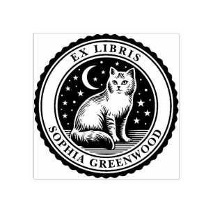 Ex Libris - nattkatt Stämpel