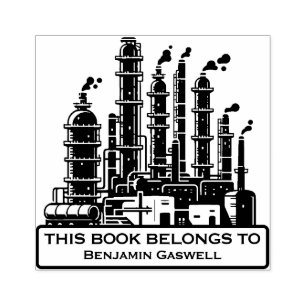 Ex Libris - Oljeraffinaderier Stämpel