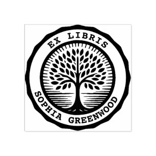Ex Libris - Träd 02 Stämpel