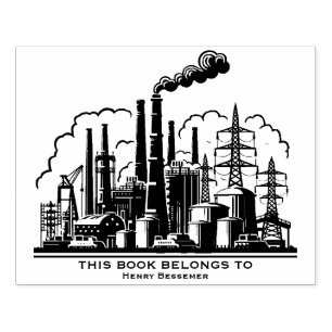 Ex Libris - tung industri Stämpel