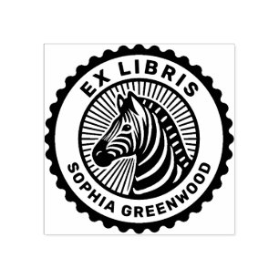 Ex Libris - Zebra Stämpel