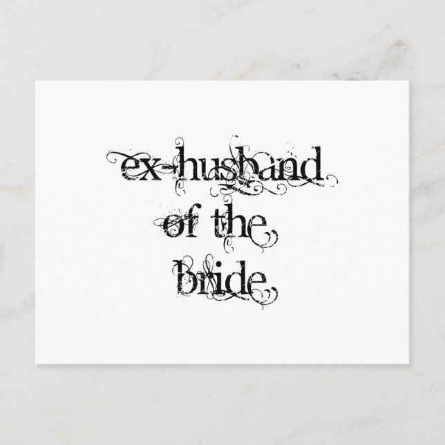 Ex-Make i Bride Vykort (Framsida)