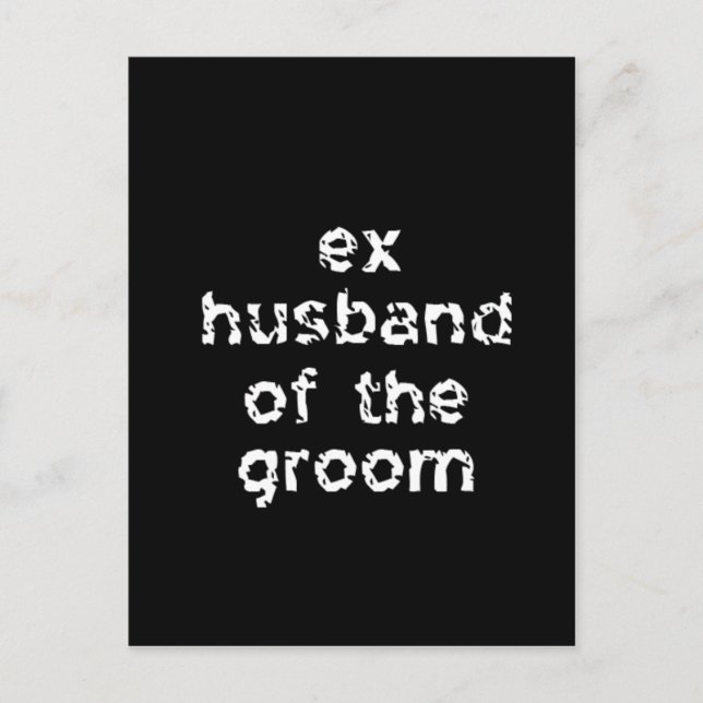 Ex-Make i Groom Vykort (Framsida)