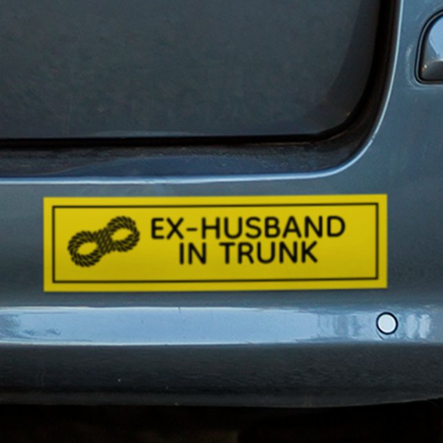 ’EX-MAKE IN TRUNK’ Lusnyj Bildekal (Skapare uppladdad)