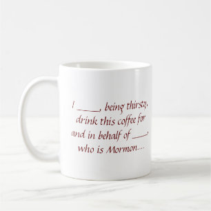 ex Mormon proxykaffe mugg - Brown