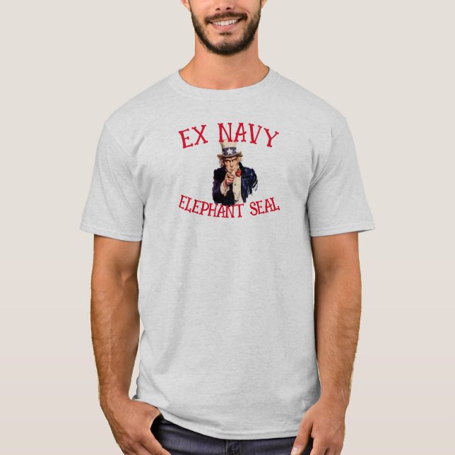 Ex Navy Elefantsäl HG T Shirt (Framsida)