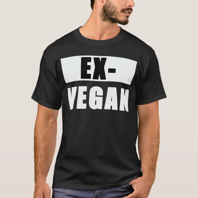 Ex-vegan T Shirt (Framsida)