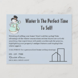 Exakt design för Winter Säsong Real Gods Vykort