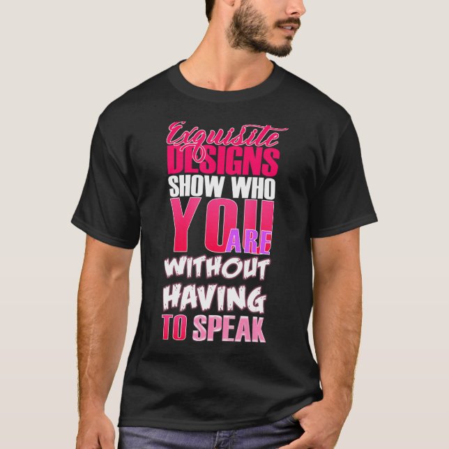 Exakt design visar vem du inte har t shirt (Framsida)