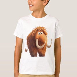 Exakt förhistorisk: Cute Wooly Mammoth Friend T Shirt