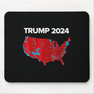 Exakt Karta av valresultatet 2024 Trump Mega Musmatta