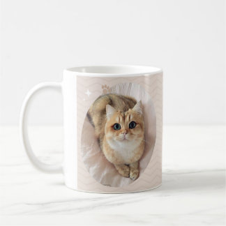 "Exakt koffeinfri: Cute Cat Mugg" Kaffemugg