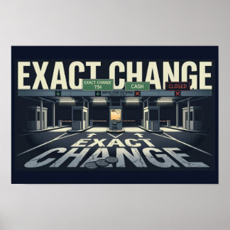 Exakt Växel Retro Nattkörning 18x12 Affisch | Natt