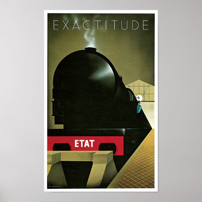 Exakturella järnvägar Poster (Framsidan)
