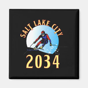 Exalterad inför 2034 för salt lake city utah magnet