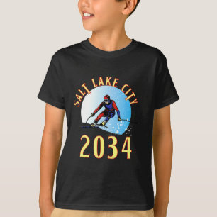 Exalterad inför 2034 för salt lake city utah  t shirt