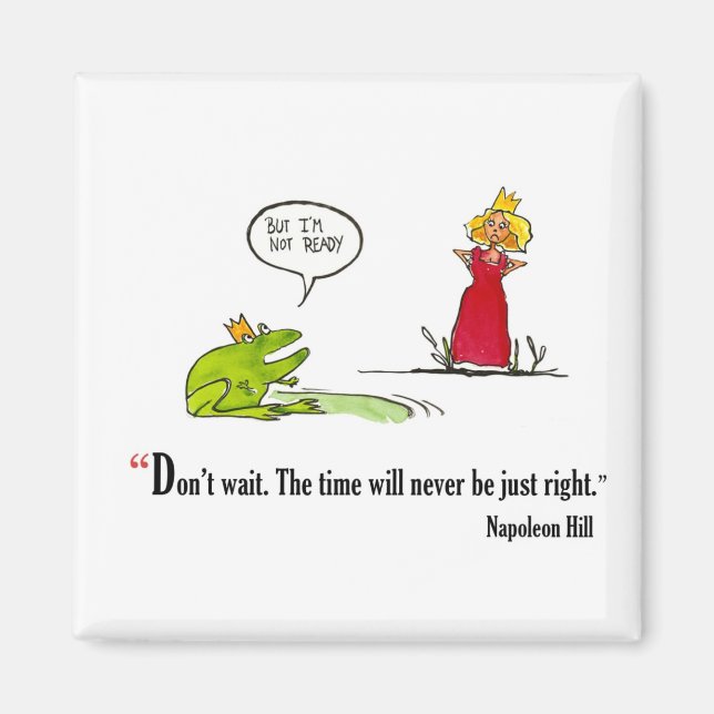 Exam motivering citat av Napoleon Backe - Magnet (Framsidan)