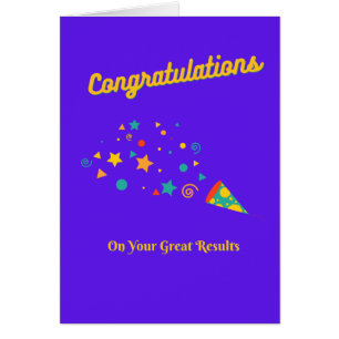 Exam Results-Grattis Card Hälsningskort