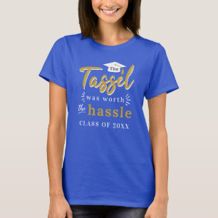 Examen 2023 Tofs var värd besväret Blå T Shirt