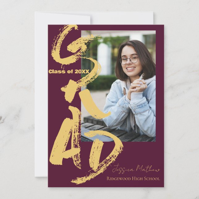 Examen 2025  Examen Foto Kallelse till examen  Inbjudningar (Framsida)