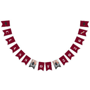 Examen 2026 Burgundy-foton Gradfest Vimplar