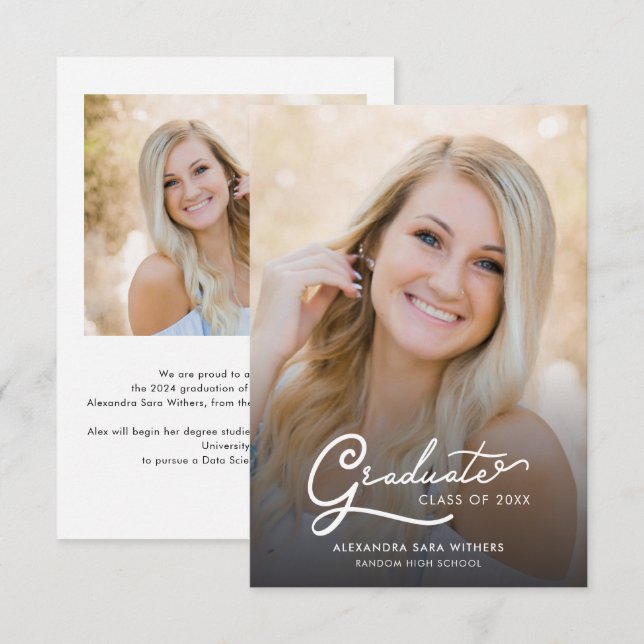 Examen 2026 Examen Fotos Script Meddelande (Fram/baksida)