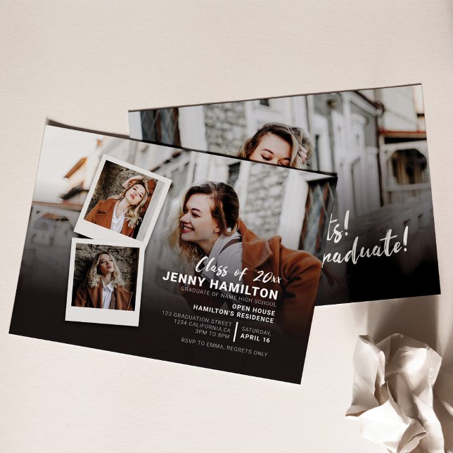 Examen 2026 Fest Öppet Hus Foto Inbjudan (Skapare uppladdad)