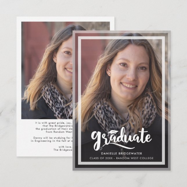 Examen 2026 Fotos Script Meddelande (Fram/baksida)