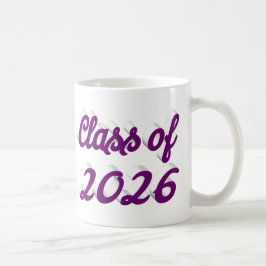 Examen 2026 lila skrift examen kaffemugg