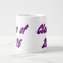 Examen 2026 lila typografi examen jumbo mugg