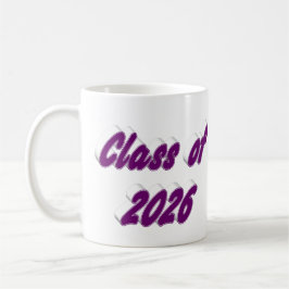 Examen 2026 lila typografi examen kaffemugg