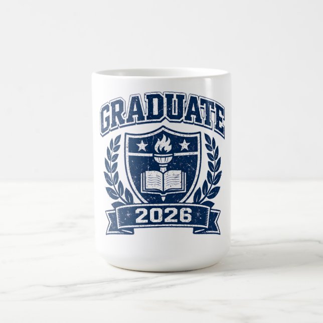 Examen 2026 – Prestationsmilstolpe Högskola Kaffemugg (Center)