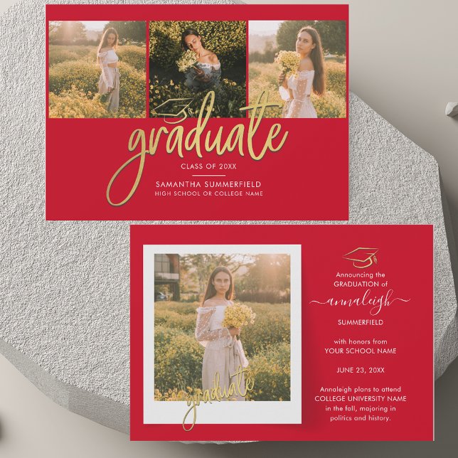Examen 2026 Studiefoton Senior Meddelande (Graduation 2025 Grad Photos Senior Announcement)