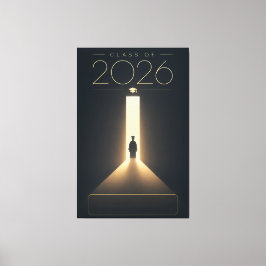 Examen 2026 Utexamenspresent med eget namn Canvastryck